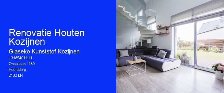 Renovatie Houten Kozijnen